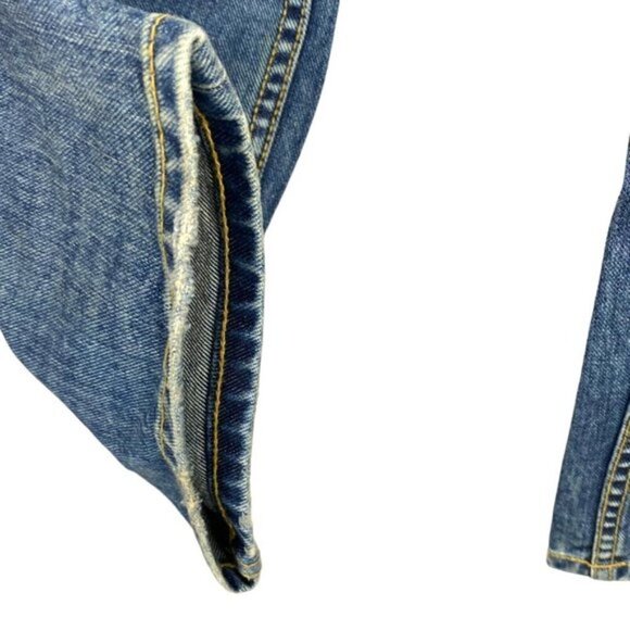 PARASUCO Men's Blue Mike Fit Destroyed Medium Rise Classic Slim Jeans 38 x 34 - Picture 8 of 14